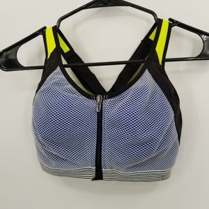 Victoria Secret VSX Sports bra front zipper 32DD